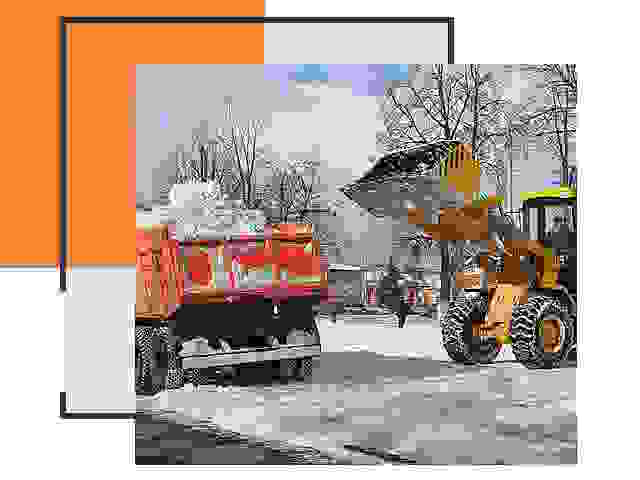 Вывоз снега в Мысках